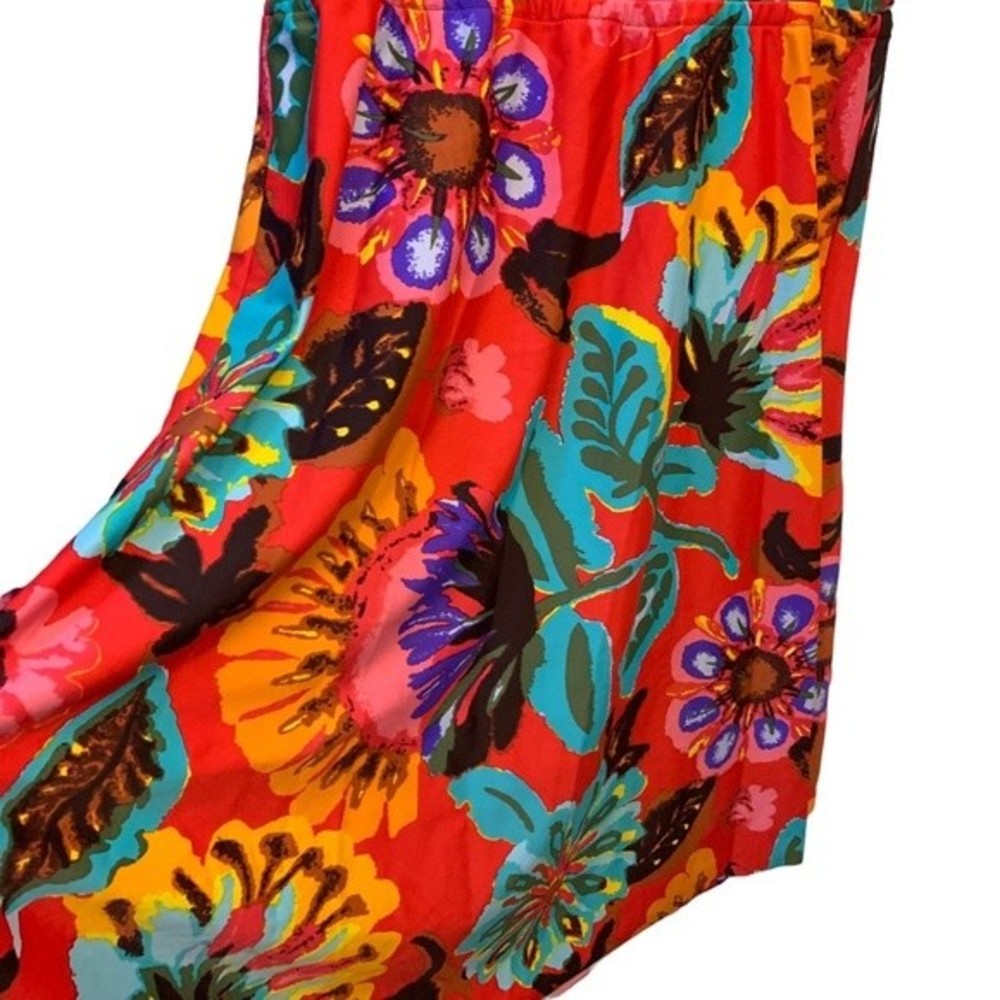 Lucky Brand Floral Abstract Swimsuit Coverup Dress Size XS - S - Picture 4 of 8